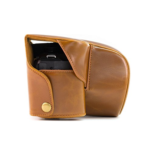 MegaGear Etui souple en cuir pour Housse pour Nikon COOLPIX P520 Nikon COOLPIX P530 Nikon COOLPIX P610 Appareils Photo Num riques Brun Clair MegaGear Etui souple en cuir pour Housse pour Nikon COOLPIX P520 Nikon COOLPIX P530 Nikon COOLPIX P610 Appareils Photo Num riques Brun Clair