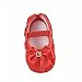 Voberry®1 Pair Cute Fashion Infant Newborn Baby Mary Jane Shoes Toddler Kid Baby Girl Rose Bowknot Elastic Band Newborn Walking Shoes (2, Red)