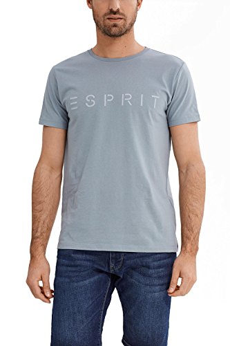 Book's Cover ofESPRIT 027ee2k043 TShirt Homme Gris Light Gunmetal Small