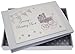 White Cotton Cards Granny's Boasting Book Tiny Album (Silver Pram and Bunting)