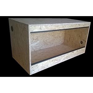 Terrarium 80x40x40 , OSB , Seitenbelüftung