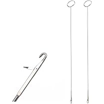 Kit De 6 Outils De Boucle De Couture En Métal - Crochet Tourneur, Pince à épiler, Pour DIY, Tricot, Fabrication De Sangles - 9