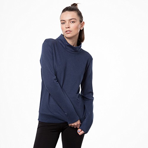 THOKKTHOKK Damen Sweatshirt Dunkelblau Bio Fair, Größe:XL - 6