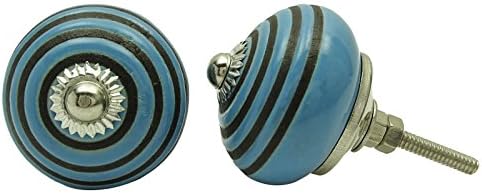 Kitchen Decorative Ceramic Drawer Unique Cabinet Door Pull Knobs 1 Pair