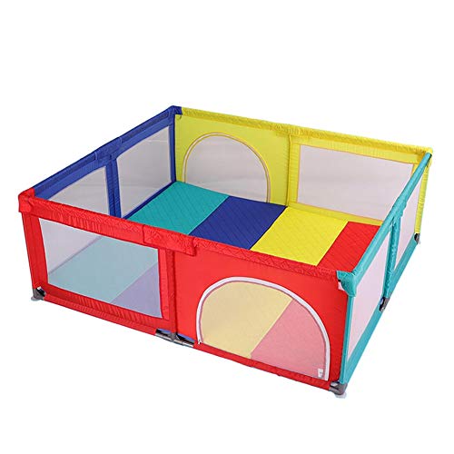 Parc Bebe Extra Large Kids Play Yard 180 190 70cm Couleur Bleu Barriere De Securite Portable Parc Pour Enfants Bebes Pour Interieur Exterieur Mobilier Parcs