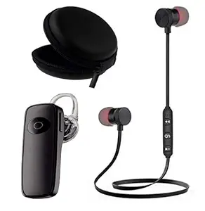 Lowfe Wireless Bluetooth In Ear Neckband Earphone with Mic