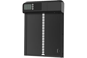 YOPYUENN Hühnertür Automatisch,Automatische Hühnerstalltür,Automatische Hühnerklappe,Mit Timer Hühnertür Sichere Hühneraufzucht Batteriebetrieben