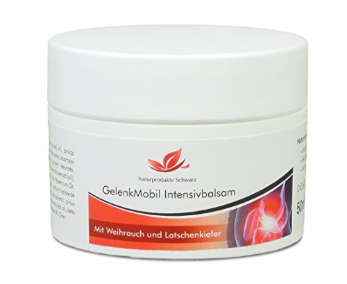 Naturprodukte Schwarz – Gelenk Mobil Intensivbalsam mit Weihrauch, 50ml