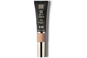 Dripping Gold CC Me In Beige – Full-Coverage CC Cream Foundation with SPF 45, Hydrating & Brightening Formula, Lightweight & Long-Lasting Makeup Base