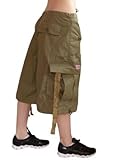 Wind Shorts UFO Olive, XXXS, Size 34 EN)