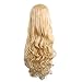 Produktbild Zolimx Mode Cosplay Perücke 80cm Frauen Hitzebeständige Haare Blonde Lange Lockige Volle Perücken