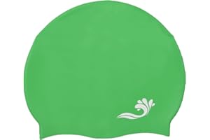 SPLASH ABOUT Soaked Silicone Swim Hat (Green)