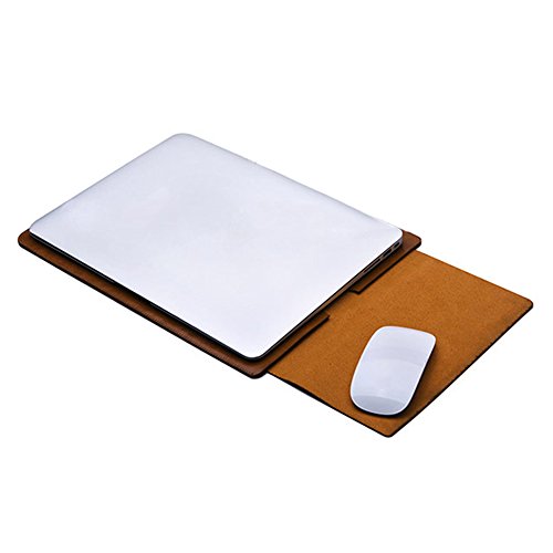 Delmkin MacBook Air H  lle PU-Leder MacBook Air   Macbook Pro Schutzh  lle 13 Zoll  Schokolade 