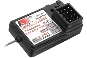 YUNIQUE GREEN-CLEAN-POWER YUNIQUE France 1 Pièce Flysky 2.4G 3CH FS-GR3E Récepteur pour émetteur FS GT2 / GT2B / GT2F / GT3B / GT3C / T6 / CT6B / TH9A / TH9X