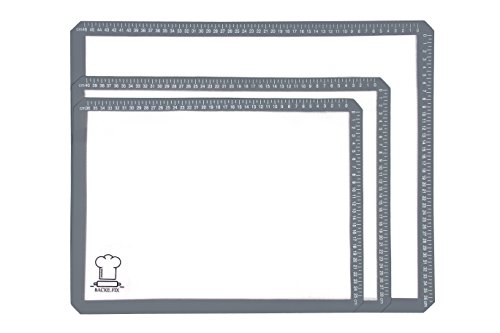 BackeFix – Große Silikon Ausrollmatte XXL | Antihaft-Beschichtung | Fondant Arbeitsmatte – als Teigmatte und Backunterlage, Arbeitsmatte, BPA-frei, wiederverwendbar, die extra große Backmatte | 2 Jahre Zufriedenheitsgarantie (50×40) - 7
