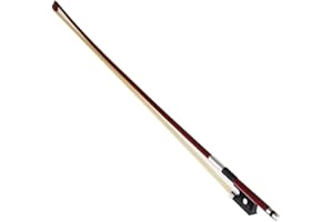 FEEGOW Archetto per violino in legno di sandalo rosso di alta qualità, per principianti e professionisti, misure 1/4 1/8 1/10, crine di cavallo resistente, ideale per esercitazioni e esibizioni