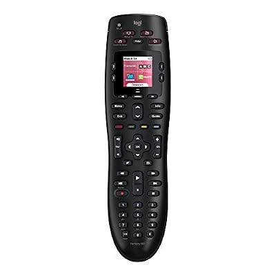 Logitech Harmony 665 IR Wireless Appuyez sur Les Boutons Noir Télécommande - Télécommandes (Universel, IR Wireless, Appuyez sur Les Boutons, Écran integré, Noir)