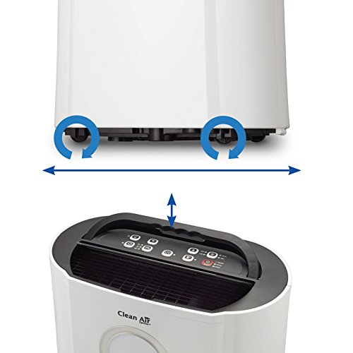 Luftentfeuchter und Luftreiniger CA-704 – bis 10L pro Tag – für Räume bis 40m² – inkl. Ionisator und UVC-Lampe - 6