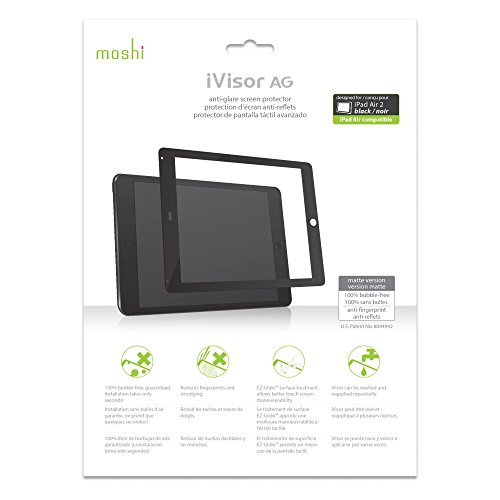 Moshi iVisor AG Displayschutzfolie für Apple iPad Air 2 schwarz - 3