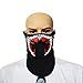 Produktbild Aohro LED Leuchten Maske, Soundaktive Licht Leuchtende Cosplay Erschreckend Party Horror Led Equalizer Rave Maske für Halloween Festival Parteien-Zähne