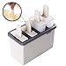 Produktbild Eis Popsicle Mould Set mit Auftauen Tablett,BAFFECT® Eis Lolly Makers Eis Lolly Moulds Set Pop Eis Mould Maker Set aus 4 einfach zu drücken (Beige)