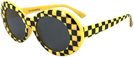 Sunglasses CLEARANCE! Sonnena Retro Vintage Clout Goggles Unisex Sunglasses Rapper Oval Shades Grunge Glasses