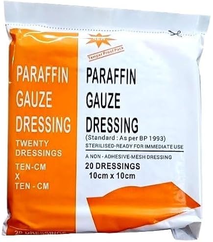 CUTICELL CLASSIC" Parafin Gauze Dressing -10CM x 30CM (Pack of 10) :  Amazon.in: Health & Personal Care