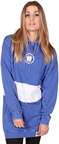 UOW 1st Class Women's Oversized Hoodie - Royal White UK 12