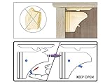 MYTK 20+3 Pack Magic Lock, magnetisches Schrankschloss als Kindersicherung, Montage ohne Bohren und Schrauben (20 Schlösser mit 3 Schlüssel Gelb) - 5