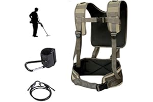 SHRXY Detector de metales genérico arnés de detección para todos los detectores de metales Pro-Swing 45 mismo modelo compatible con detector de metales subterráneo