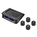 Produktbild ZEEPIN TPMS Reifendruckkontrollsystem mit 4 Externe / Interne Sensoren Solar und USB Kabel Ladung Reifengasleckalarm Hochtemperaturalarm Hochdruckalarm und Niederdruckalarm (Externe Sensoren)