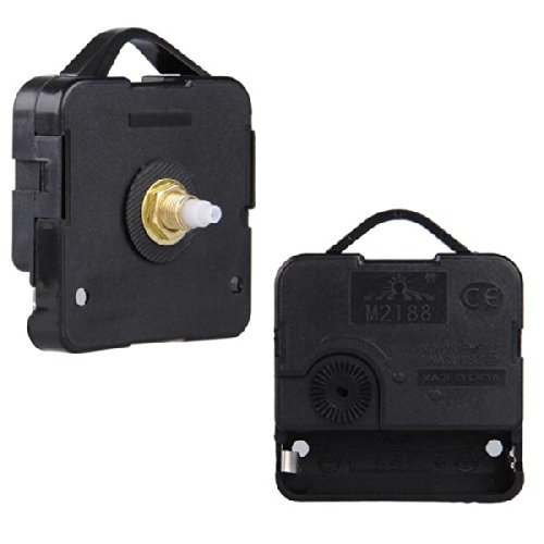 Ecloud Shop® Zubehör Uhrwerk Quarzuhrwerk +Zeiger für Wanduhr 1.5V - 2