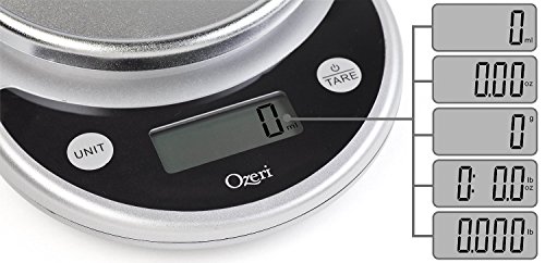 Ozeri Pronto Digital Multifunction Kitchen and Food Scale, Elegant Black, New by Unbranded - 2
