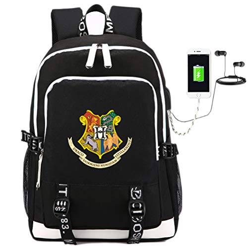 Preisvergleich Produktbild Comtervi Harry Rucksack Hogwarts Rucksack, Daypacks Laptoptasche Schulrucksack, Unisex Junge Camping Outdoor Backpack Mit USB Ladeanschluss