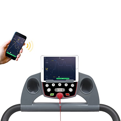 Pfingstangebot bis 05.06.2017! Fitifito 510A Laufband 3PS 12km/h mit LCD Bildschirm, 6 Zonen Dämpfungssystem, 25 Trainingsprogrammen – Klappbar, Schwarz - 5