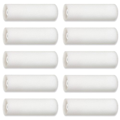 RBmalerbedarf 10x Lackierwalzen 11 cm, SUPERFEIN, KONKAV - Lackierrollen, Lackwalzen, Lackrollen