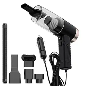 KEEKOS Car Vacuum Cleaner Advanced Design Portable Wet Dry Handheld High Power Strong Suction (Black)