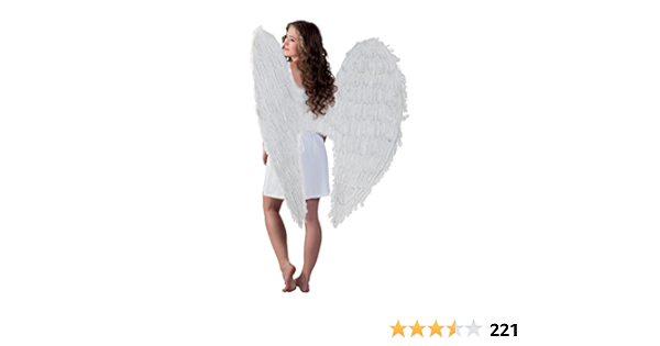 Boland 52803 Engel Federflugel Weiss 120 X 120 Cm Angel Deko Weihnachten Valentinstag Karneval Fasching Halloween Mottoparty Kostum Theater Accessoire Verkleidung Amazon De Spielzeug