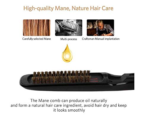 Infrared Hair Care Hair Straightener Does Not Hurt Hair  Negative Ion Hair Care  Constant Temperature  Wet And Dry 2 In 1  Liquid Crystal Display Multi-Range Temperature Adjustment  Tourmaline Ceramic Coating Knob