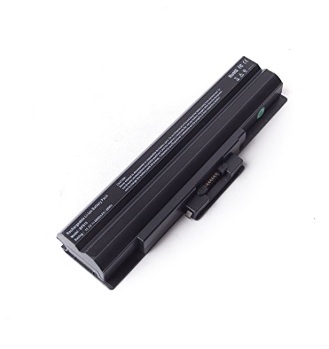 OEM Ersatzakku für Sony Notebookakku Laptopakku Typ Sony VGP-BPS13, VGP-BPS13A, VGP-BPS13B, VGP-BPL13, VGP-BPS21, VGP-BPS21A, VGP-BPS21B, VGP-BPL21, Kapazität: 11,1v bzw.10,8v / 4400mAh, Farbe: Schwarz Black