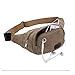 Produktbild Gürteltasche Fanny Pack Travel Festival Geld aus, Gürtel Leinwand Tasche Urlaub Wallet