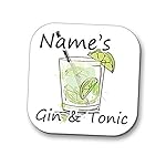 Personalised Coaster - Gin and Tonic!