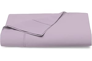 ‎PIZUNA Pizuna 400 Fadenzahl Baumwolle bettlaken 180x280cm Lavendel Frost, 100% Langstapelige Baumwolle betttuch Weiche mako Satin, bettlaken ohne Gummizug (100% Baumwolle betttuch 180 x 280cm)