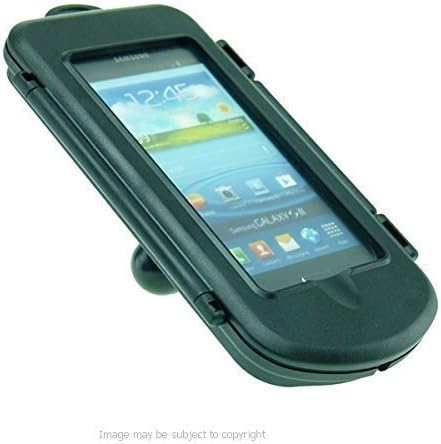 IPX4 Waterproof Hard Shell Case for Samsung Galaxy SIII S3 with 1" Ball Adapter fits RAM Motorcycle Mounts (sku 21251)