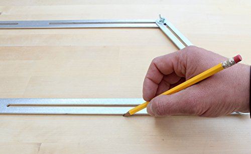 hedue Winkelschablone mit 13 Aluschienen, T510 - 4