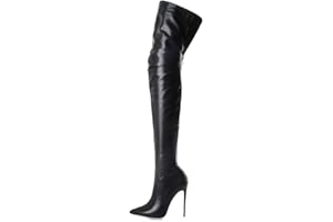 ticticlily Stivali Donna Alti Sopra Il Ginocchio Stivali Alti Stivali Invernali Sopra Lunghi Elastico Comodi Con Tacco A Blocco