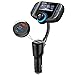 Produktbild Auto-MP3-Player - BliGli Dual-USB-Kfz-Ladegerät Bluetooth FM Transmitter, AUX-Eingang & 1,7-Zoll-Display für die Übertragung von Musik aus TF-Kartenslot, iOS und Android-Geräte, Car Kit Wireless Radio Audio Adapter Unterstützung Freisprecheinrichtung (Blue)
