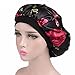 Produktbild AimdonR Night Sleep Hut, Satin Mütze, bequem, Frauen Schlafmütze,