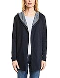 long cardigan xxl Legere, lange Open Style Shirtjacke mit Kapuze von Cecil