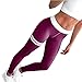 Produktbild Damen Sporthose ,Sonnena Damen Yoga Pants Leggings Fitness Gym Kleidung Yoga / Jogging / Baumwolle /Hohe Taille / Patchwork /Elastische Taille / Skinny / Bleistift Hose/Leggings für Training (S, Lila)